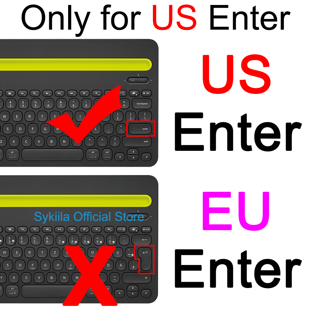 Penutup Keyboard K480 untuk Lo - Transparent Thin Case ulasan dan harga