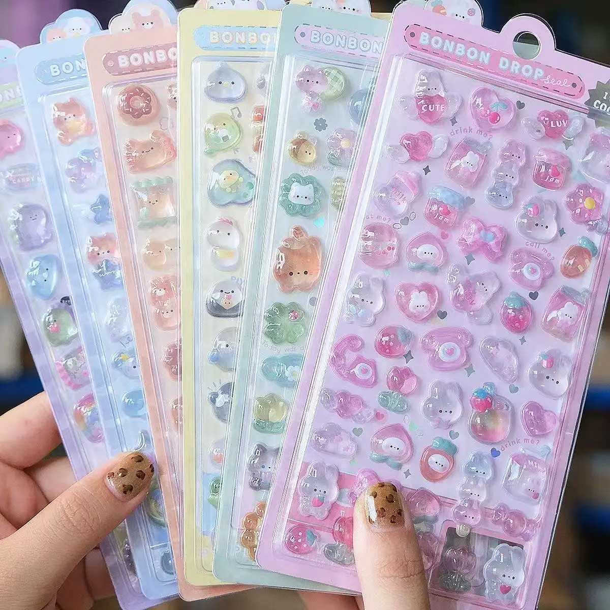 =-=2027Stiker Resin Jelly 3D K - Phone Cases Diy ulasan dan harga