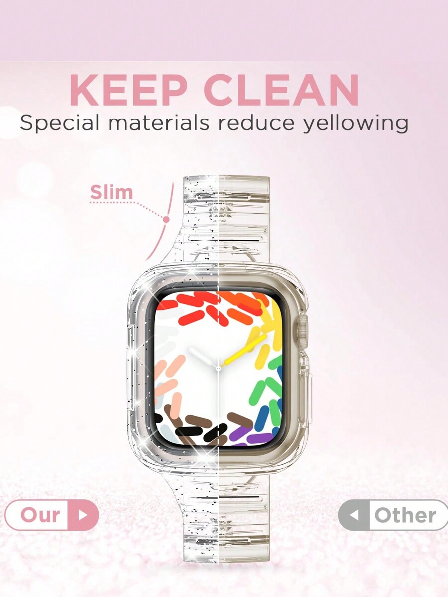 Tali Jam Tangan Olahraga Trans - Transparent Thin Case ulasan dan harga