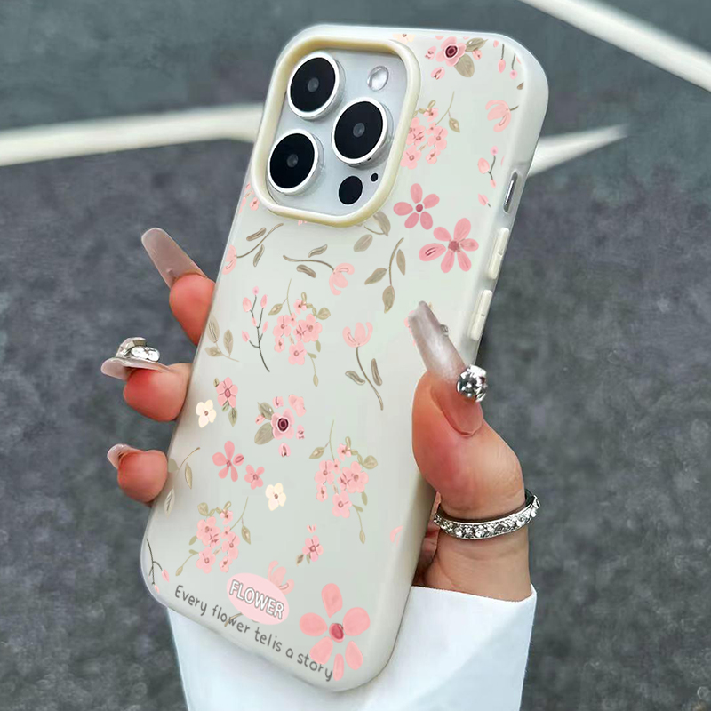 Casing Ponsel Warna Permen Bun - Phone Cases Pink ulasan dan harga