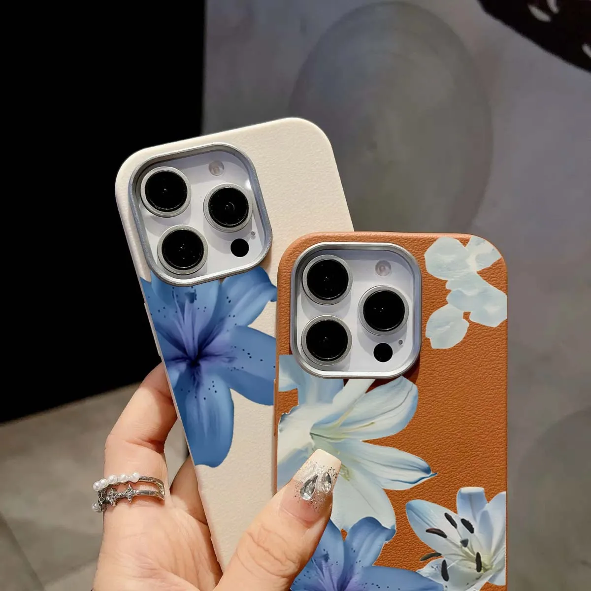 Casing Ponsel Pola Mode Lily B - Phone Cases Blue ulasan dan harga