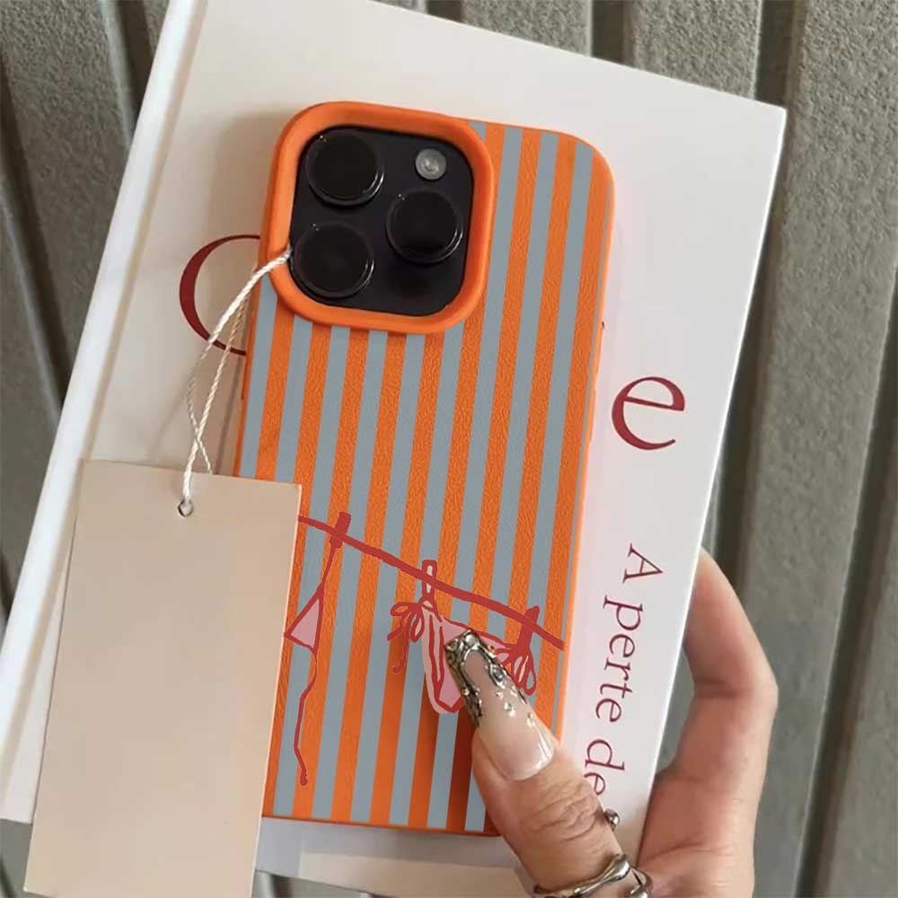 Casing Ponsel Bikini Bergaris  - Phone Cases Blue ulasan dan harga