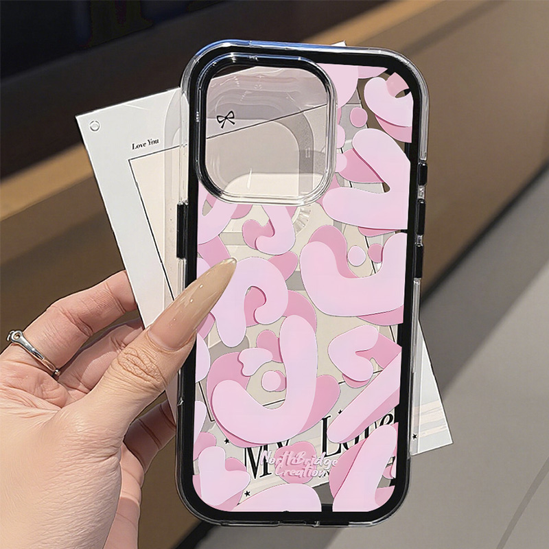 Casing HP Transparan untuk iPh - Phone Cases Pink ulasan dan harga