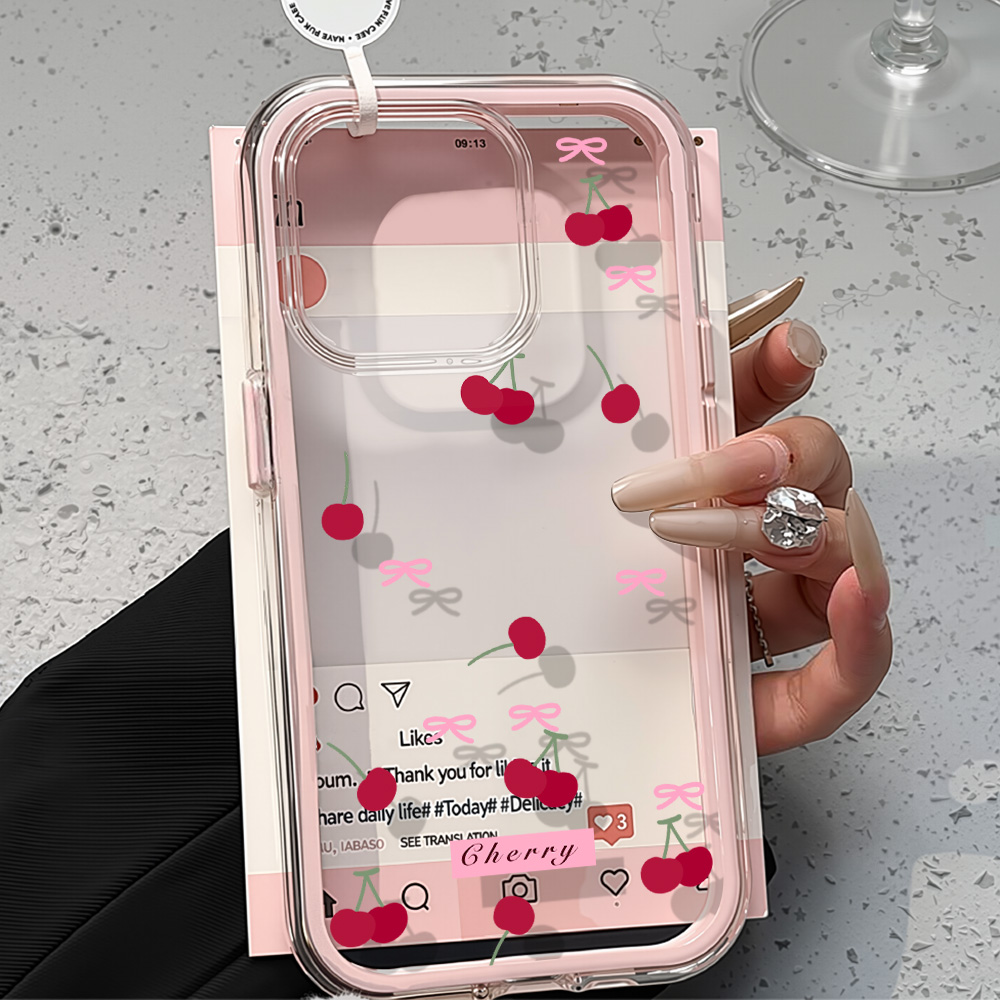 Casing Bunga Pink 2in1 Untuk i - Phone Cases Pink ulasan dan harga