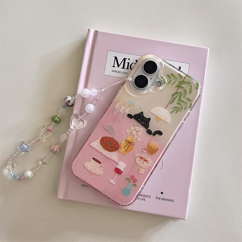 Casing HP Kartun Kucing Hitam  - Phone Cases Cool Girl ulasan dan harga