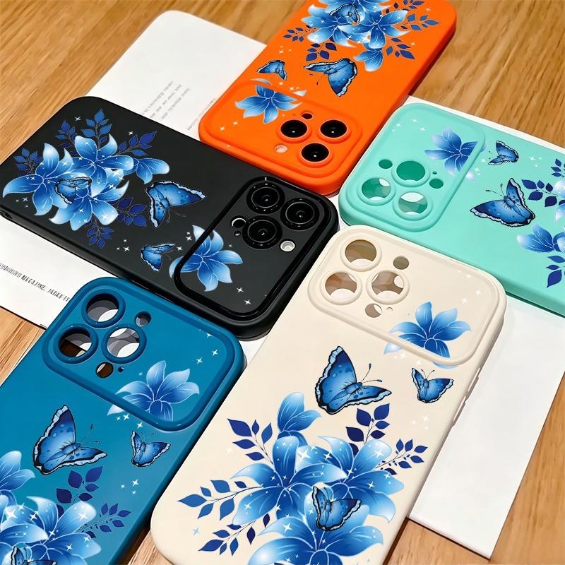 Casing Ponsel Motif Bunga Kupu - Phone Cases Store ulasan dan harga