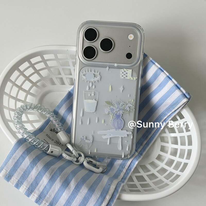 Casing Ponsel Ilustrasi Vas Ai - Phone Cases Blue ulasan dan harga