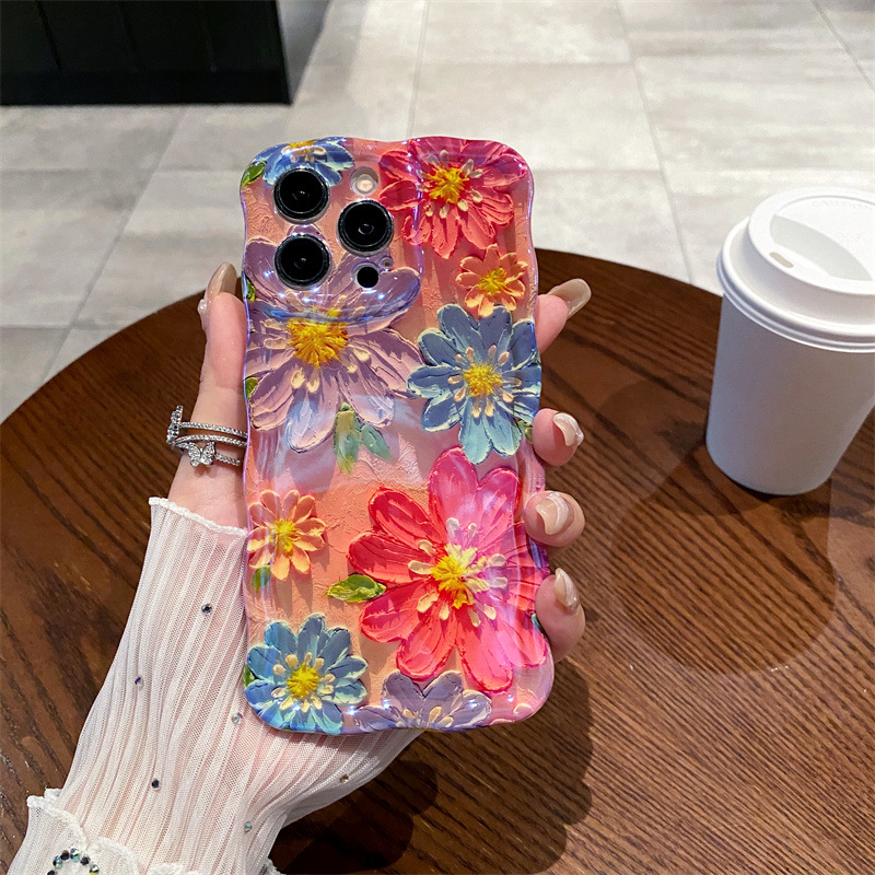 Casing HP Silikon Bergelombang - Phone Cases Blue ulasan dan harga