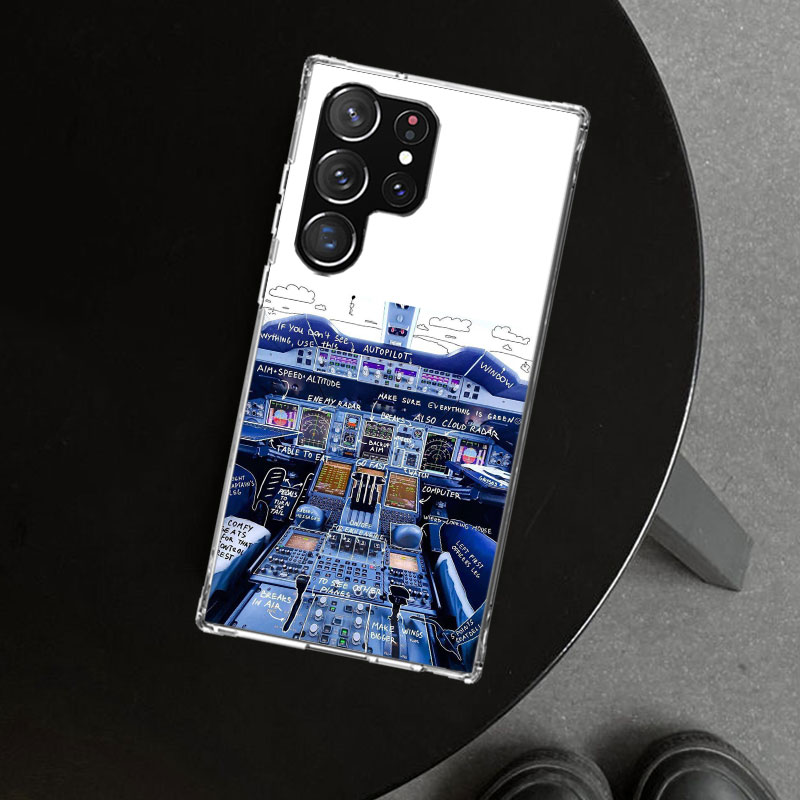 Casing Ponsel Kokpit Pilot Pes - Phone Cases Aviation ulasan dan harga