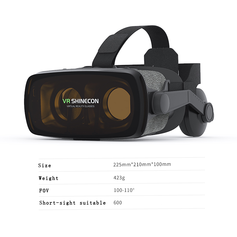 Kacamata VR Shinecon Casque Vi - Phone Cases Video ulasan dan harga